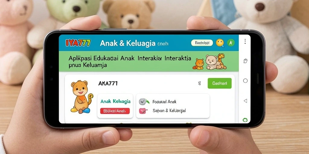 Antarmuka interaktif IYA777 untuk pendidikan anak yang menyenangkan.