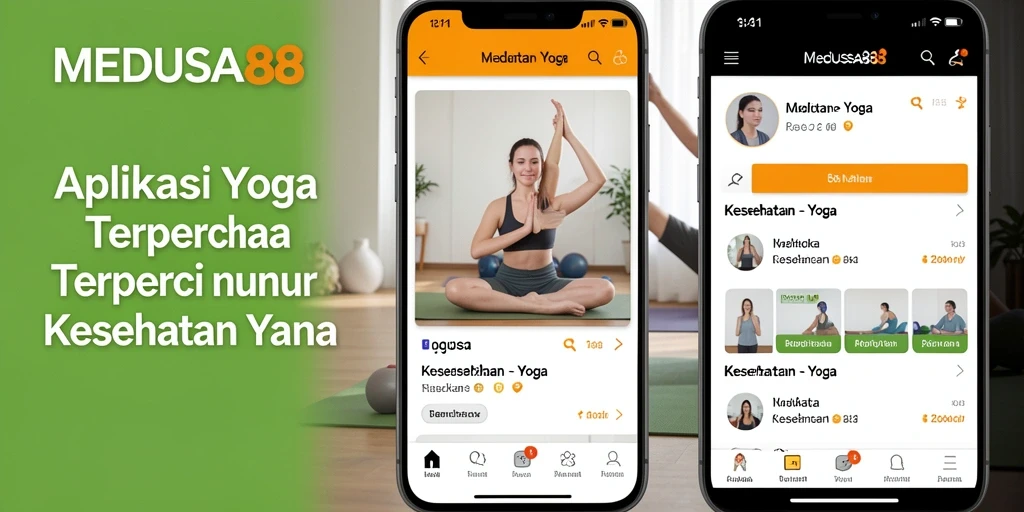 Tampilan antarmuka MEDUSA88 yang intuitif untuk praktik Yoga.