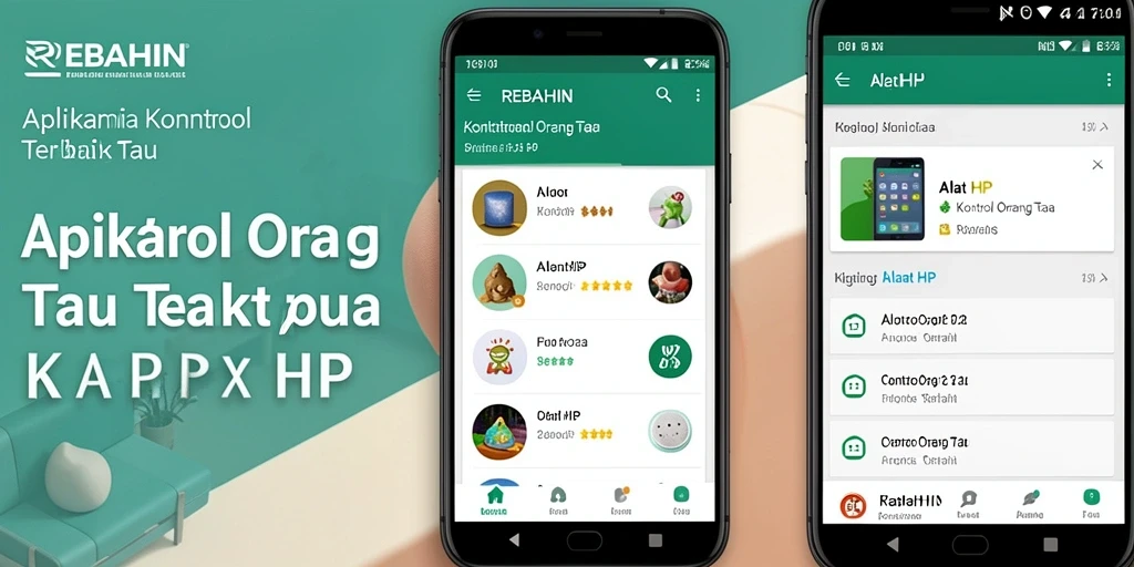 Antarmuka pengguna REBAHIN yang responsif dan mudah dipahami.