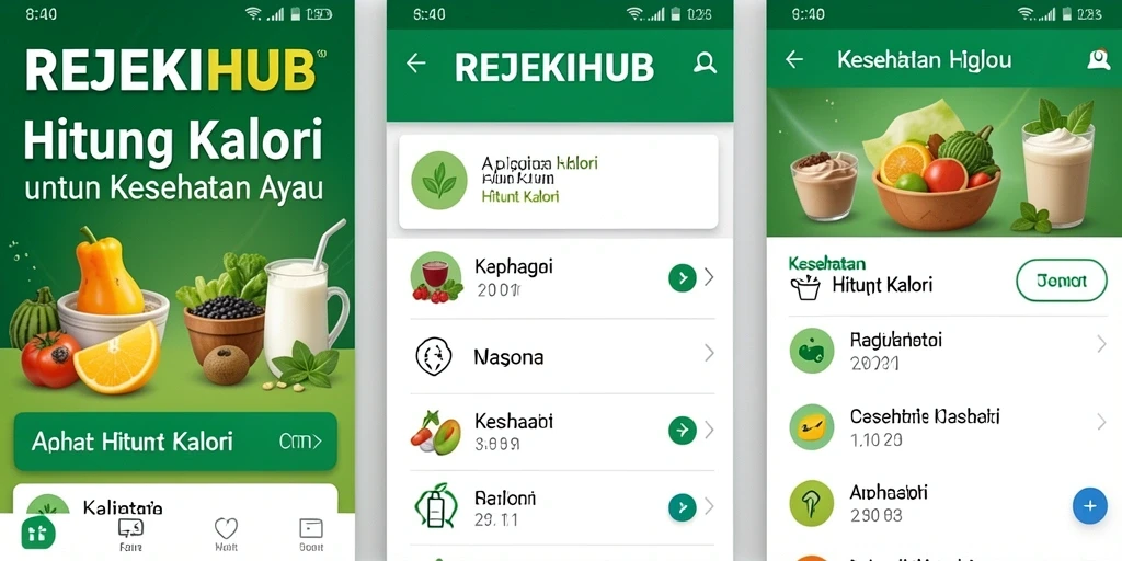 Tampilan antarmuka REJEKIHUB yang sederhana dan informatif.